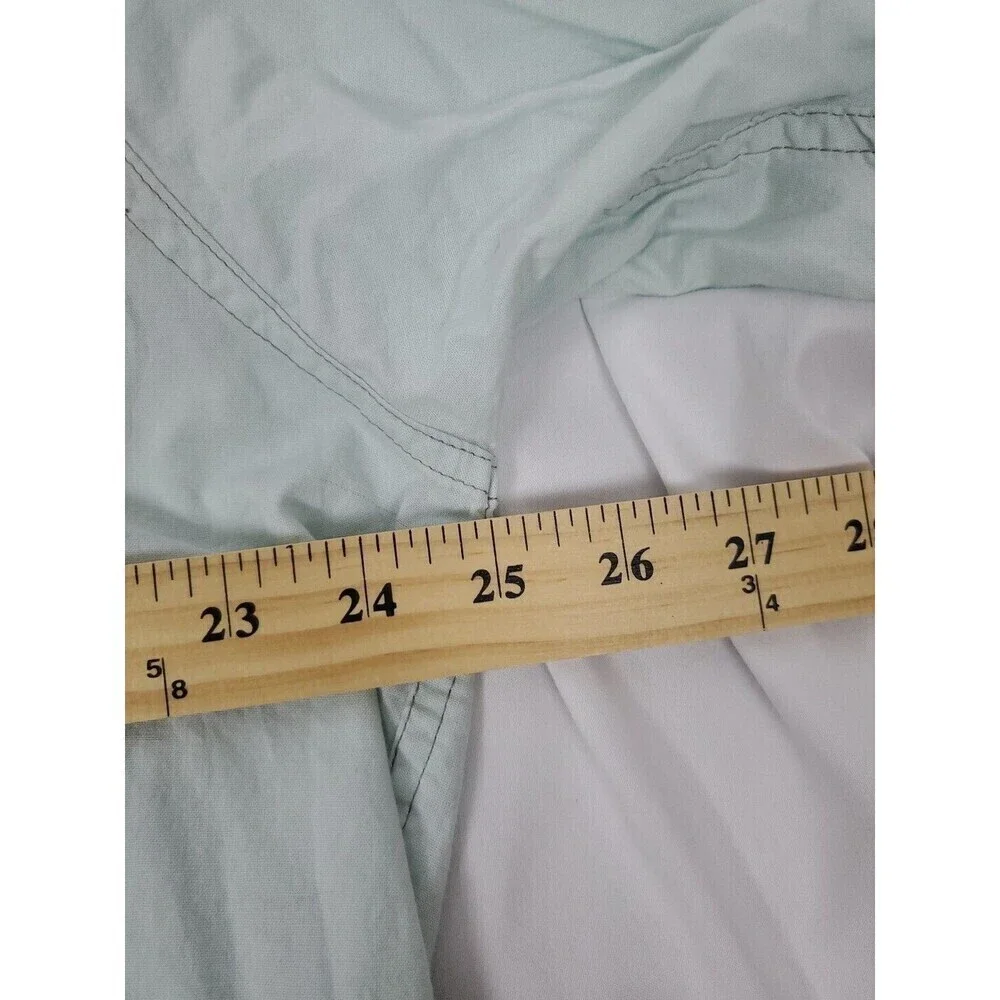 Wrangler Light Green Men's Long Sleeve Shirt Cotton Men XL Cotton - Picture 9 of 10